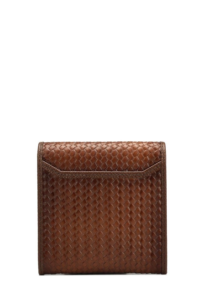 Da Milano Leather Card Holder for Men & for Women - Brown - Image 3